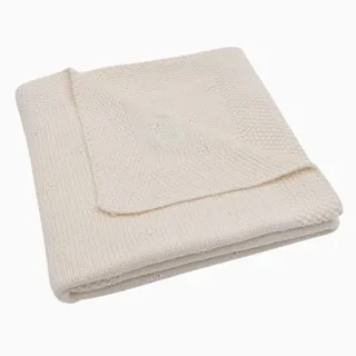 Deken Wieg 75x100cm Ivory de Jollein en Cosy Knit – photo produit 2 sur 5