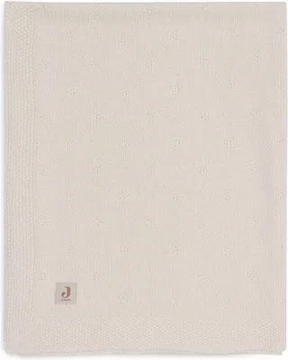 Deken Wieg 75x100cm Ivory de Jollein en Cosy Knit – photo produit 1 sur 5