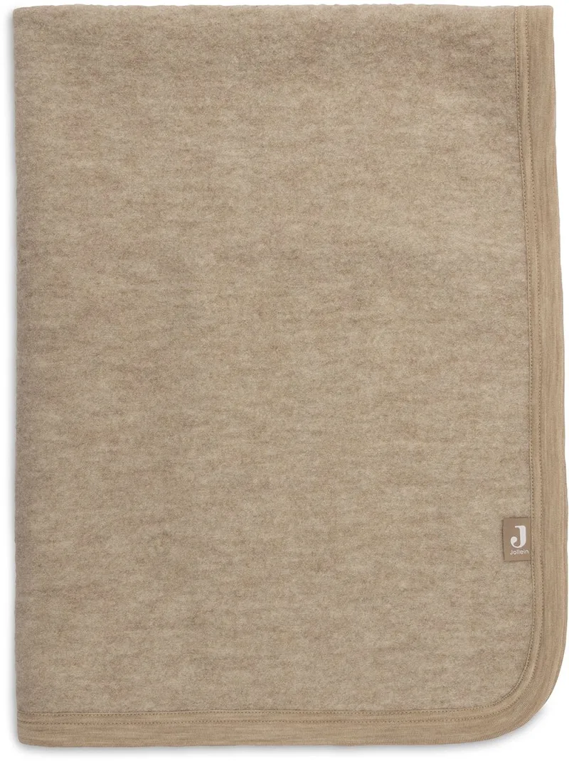 Deken Wieg 75x100cm Merino Wol Felted från Jollein i Natur – produktbild