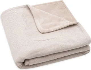Deken Wieg 75x100cm Miffy Nougat/Coral Fleece by Jollein in Nougat, Coral fleece – product photo 1 of 4