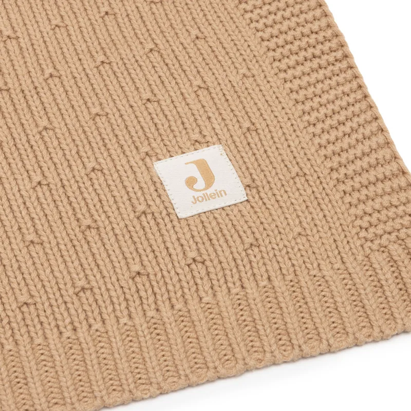 Deken Wieg 75x100cm Sprinkle Knit de Jollein en Hazel – photo produit 2 sur 4