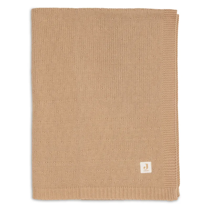 Deken Wieg 75x100cm Sprinkle Knit de Jollein en Hazel – photo produit 4 sur 4