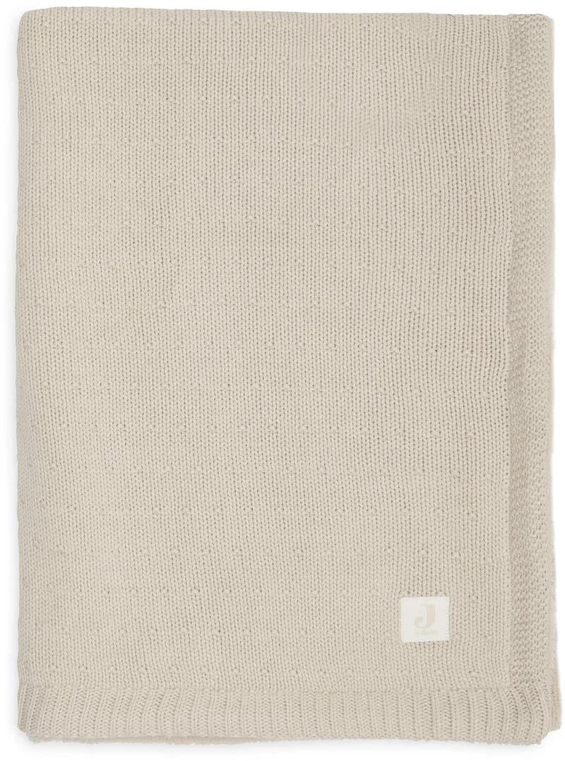 Deken Wieg 75x100cm Sprinkle Knit Sand/Fluffy by Jollein in Sand – product photo