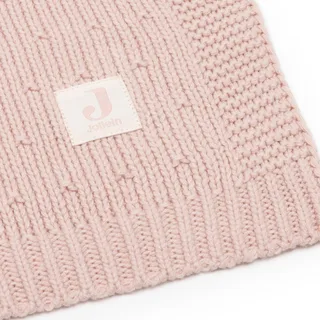 Deken Wieg 75x100cm Sprinkle Knit de Jollein en Silk Rose – photo produit 2 sur 4