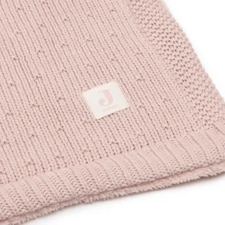 Deken Wieg 75x100cm Sprinkle Knit Silk Rose/Fluffy de Jollein en Silk Rose – photo produit 2 sur 4