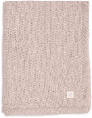 Deken Wieg 75x100cm Sprinkle Knit Silk Rose/Fluffy de Jollein en Silk Rose – photo produit 1 sur 4