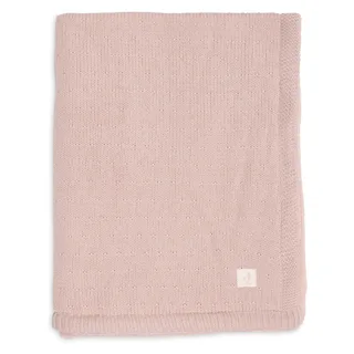 Deken Wieg 75x100cm Sprinkle Knit Silk Rose/Fluffy de Jollein en Silk Rose – photo produit 4 sur 4