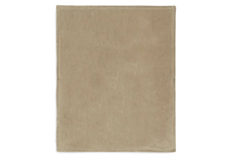 Deken Wieg 75x100cm - Wiegdeken, Wiegdekentje, Dekentje Baby - Soft Waves - Olive Green/Velvet van Jollein in Soft Waves Olive Green – productfoto 2 van 4