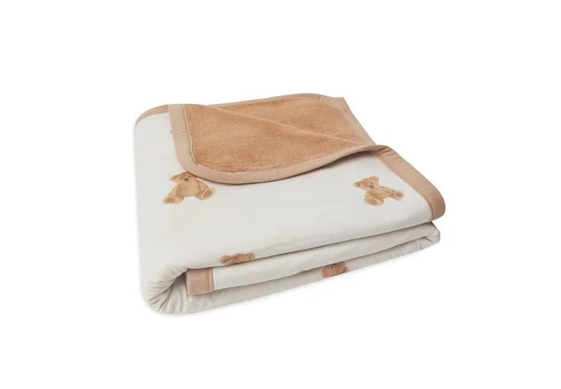 Deken Wieg Jersey 75x100cm från Jollein i Teddy Bear – produktbild 4 av 4