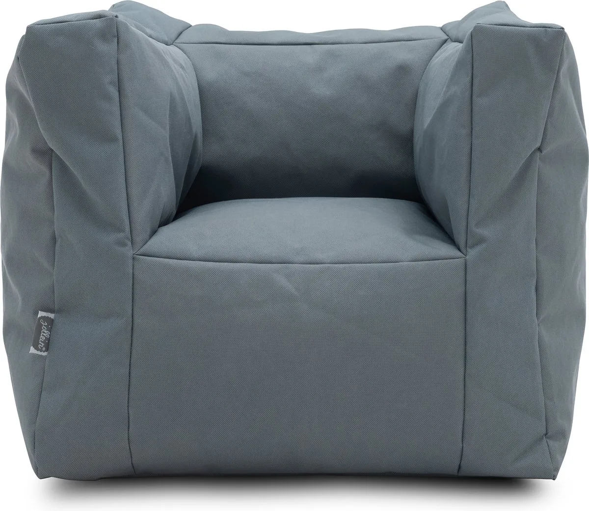 Fauteuiltje Beanbag van Jollein in Storm Grey – productfoto