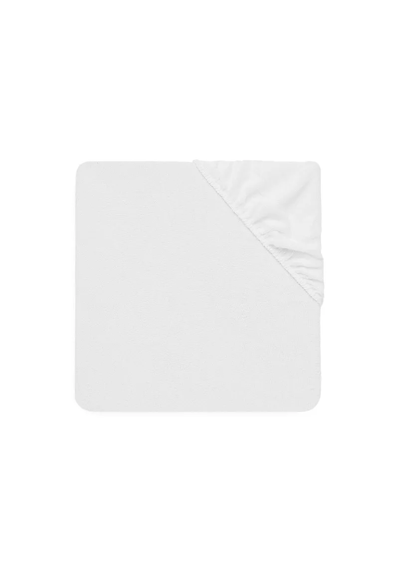 Hoeslaken Badstof waterdicht 60x120cm Wit by Jollein in Terry White – product photo