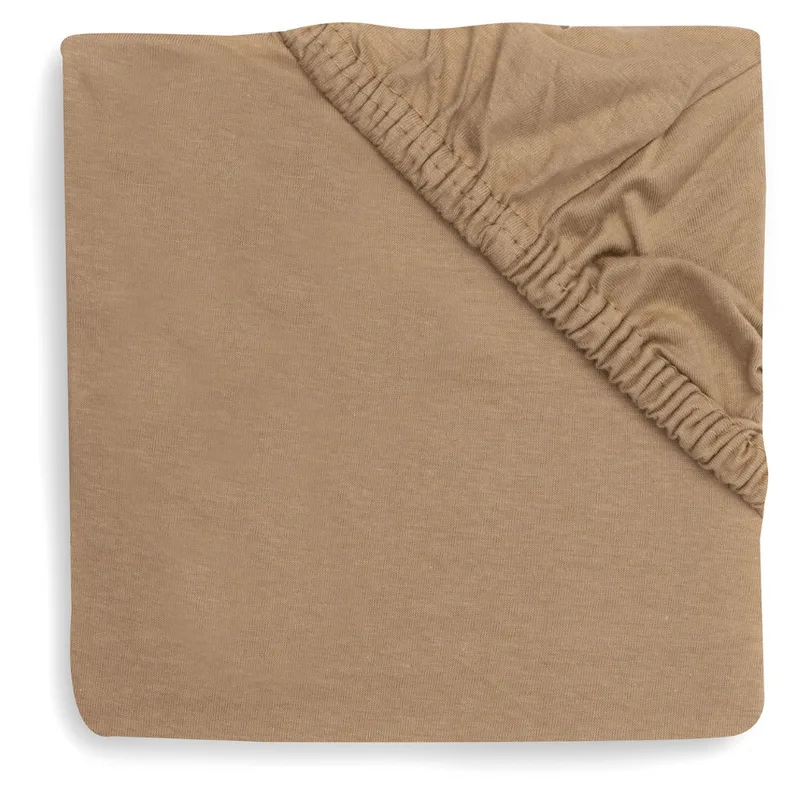 Hoeslaken Boxmatras - 75x95cm - Jersey de Jollein en Hazel – photo produit 3 sur 4