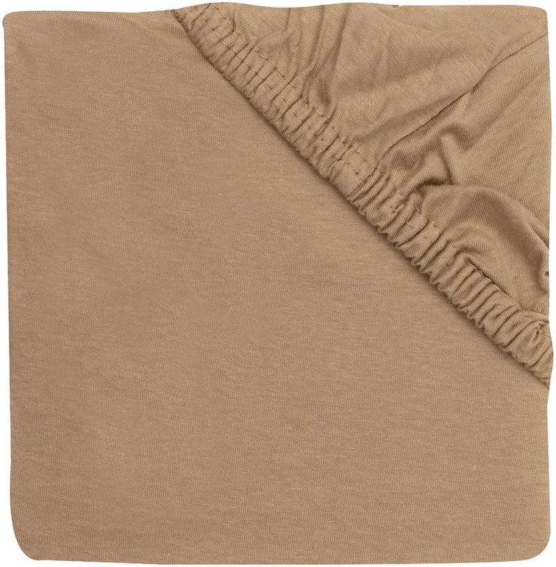 Hoeslaken Boxmatras - 75x95cm - Jersey by Jollein in Hazel – product photo