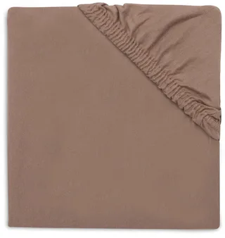 Hoeslaken Boxmatras - 75x95cm - Jersey Katoen by Jollein in Milky Coffee – product photo 1 of 3