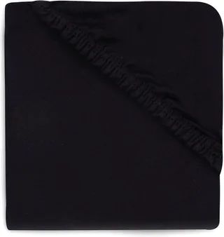 Hoeslaken Boxmatras Jersey ø95cm de Jollein en Noir – photo produit 1 sur 3