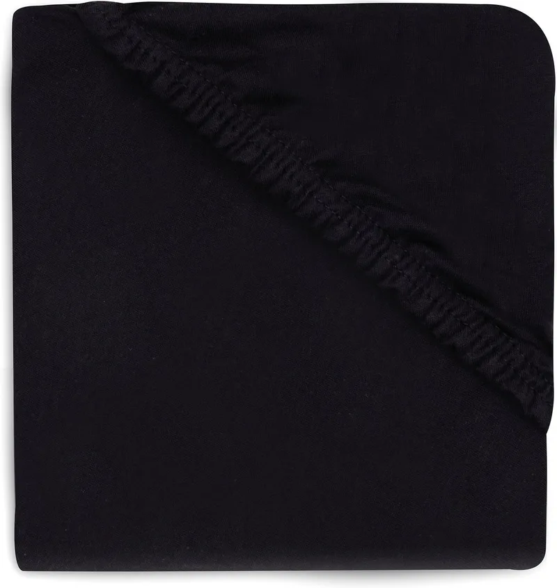 Hoeslaken Boxmatras Jersey ø95cm by Jollein in Black – product photo