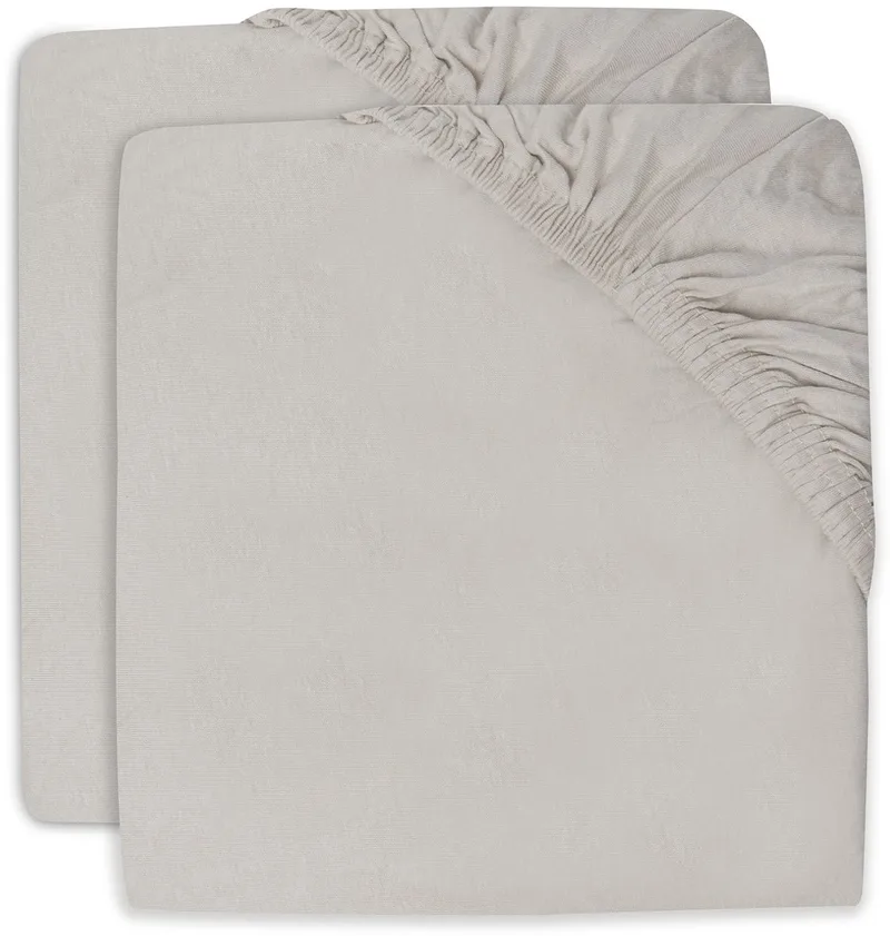Hoeslaken Jersey 40/50x80/90cm (2pack) från Jollein i Nougat – produktbild