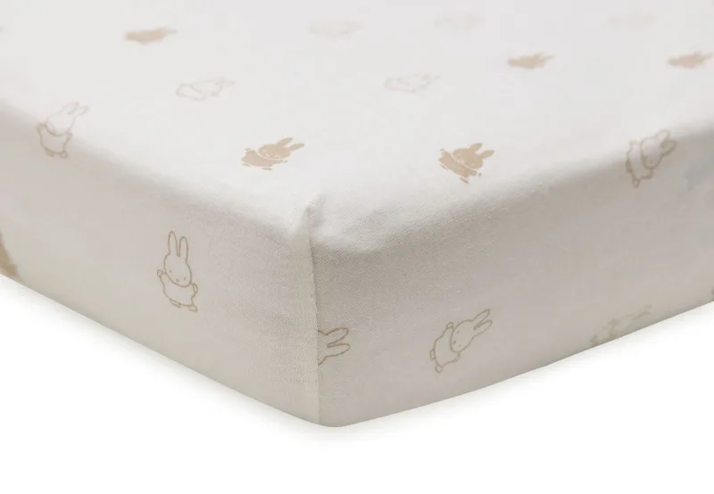 Hoeslaken Jersey 40/50x80/90cm by Jollein in Happy Miffy Nougat – product photo 3 of 4