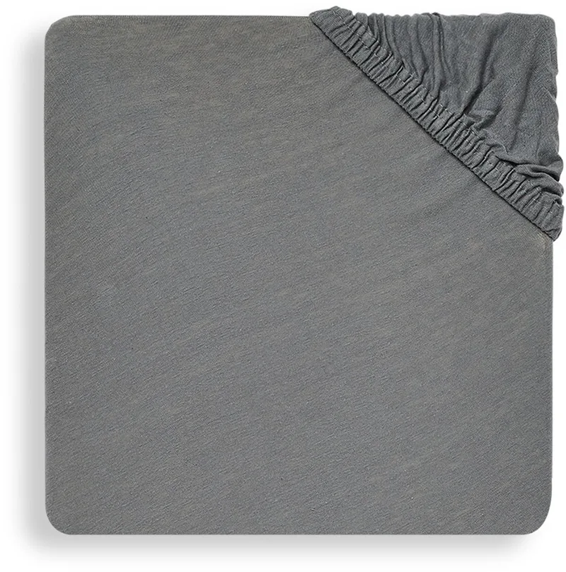 Hoeslaken Jersey 40/50x80/90cm by Jollein in Storm Grey – product photo
