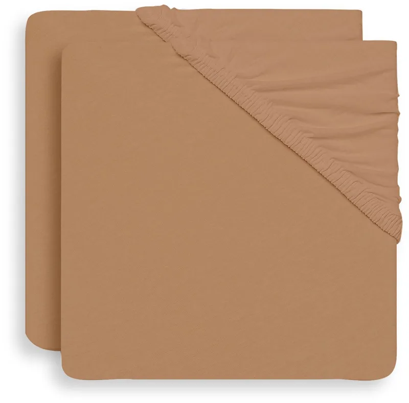 Hoeslaken Jersey 60x120cm (2pack) de Jollein en Biscuit – photo produit