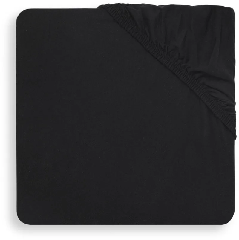Hoeslaken Jersey 60x120cm by Jollein in Black – product photo