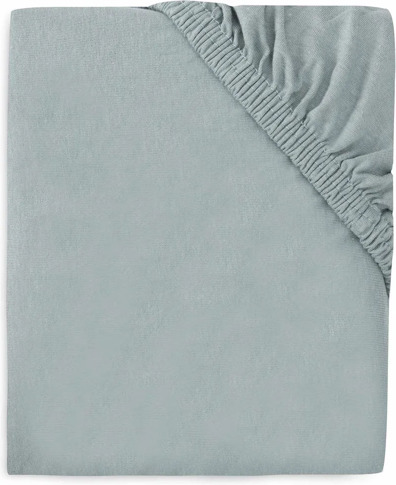 Hoeslaken Jersey 70/75x140/150cm by Jollein in Sea Green – product photo