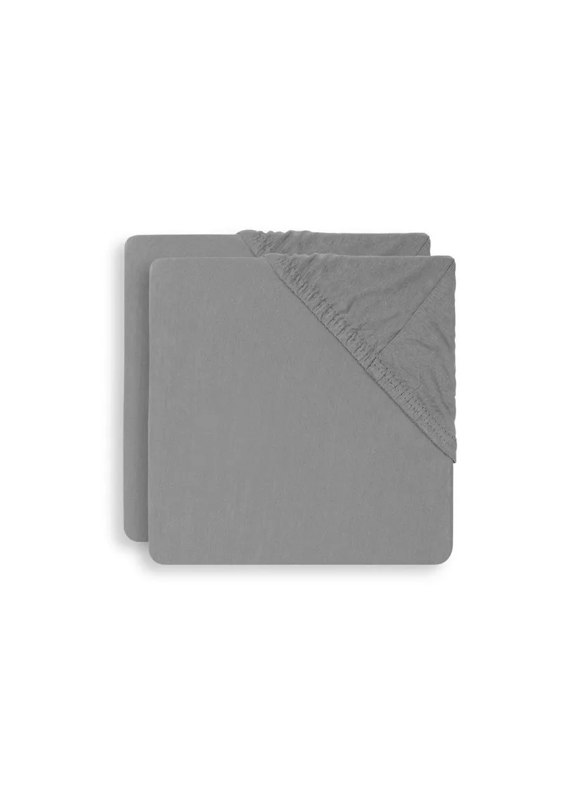 Hoeslaken Jersey Boxmatras 75x95cm (2pack) by Jollein in Storm Grey – product photo