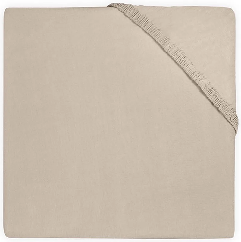 Hoeslaken Jersey Boxmatras 75x95cm de Jollein en Nougat – photo produit