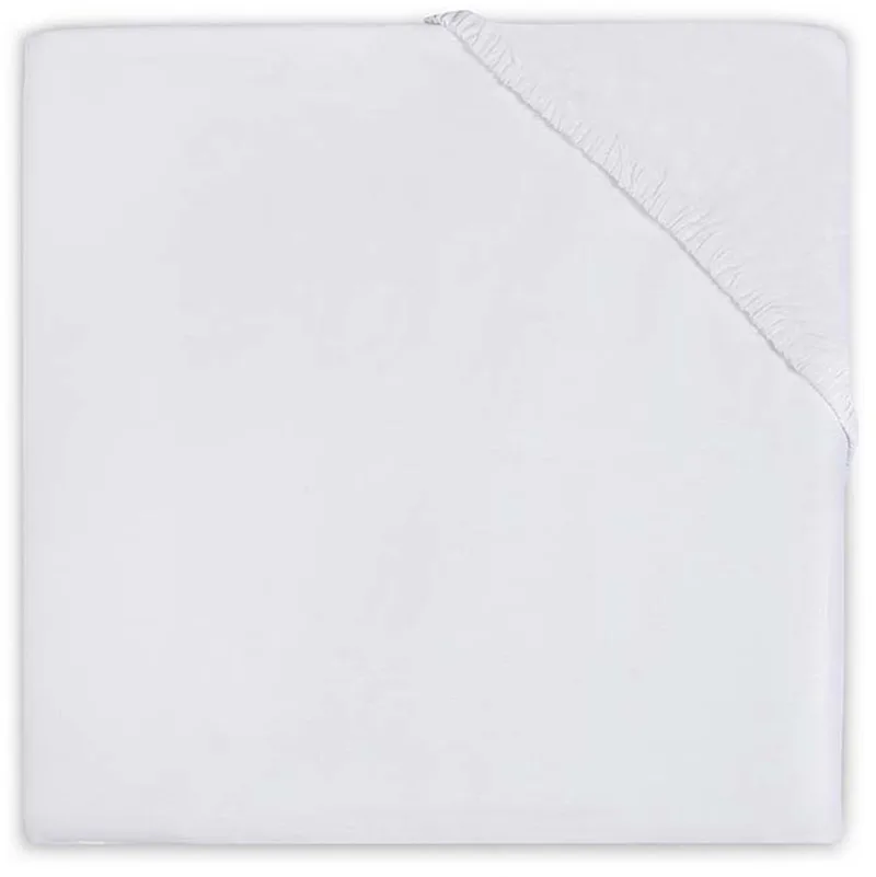 Hoeslaken katoen 50x90cm wit by Jollein in White – product photo