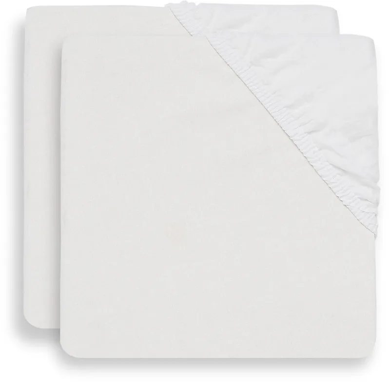 Hoeslaken Katoen 60x120cm (2pack) by Jollein in White – product photo