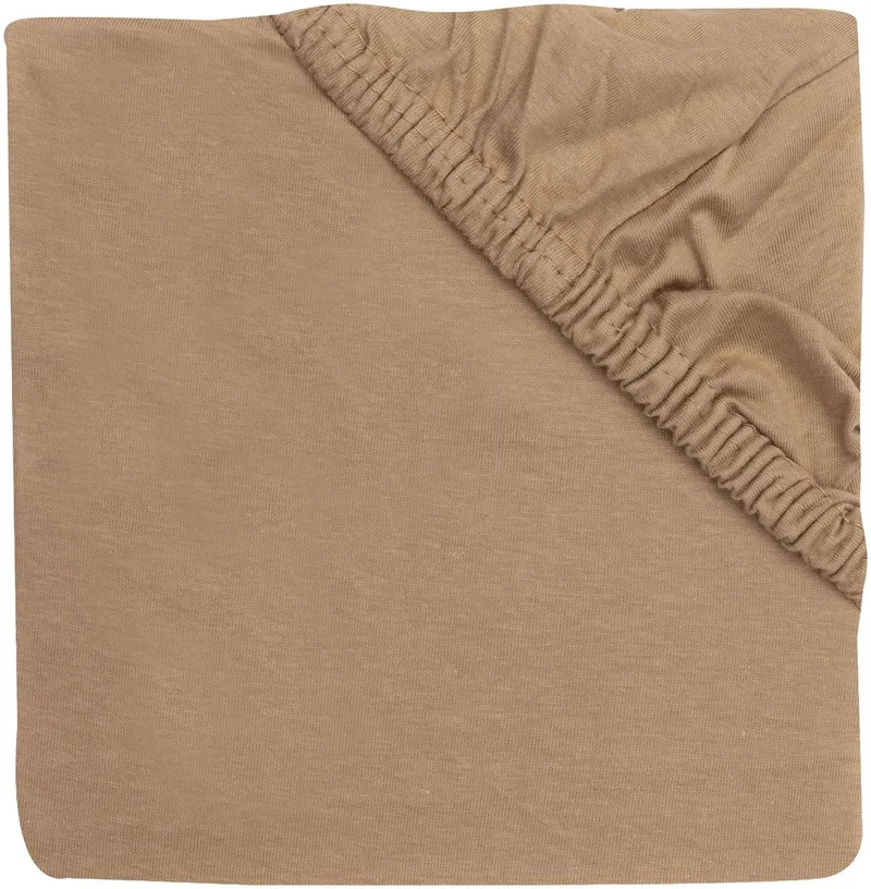 Hoeslaken Ledikant - 60x120cm - Jersey de Jollein en Hazel – photo produit