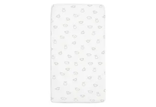 Hoeslaken Ledikant - 60x120cm - Jersey van Jollein in Miffy and Friends – productfoto 2 van 4