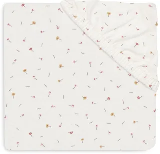 Hoeslaken Ledikant - 60x120cm - Jersey - Pretty Picnic - Flower Drops de Jollein en Pretty Picnic, Flower Drops – photo produit 1 sur 3