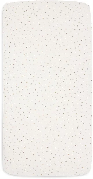 Hoeslaken Ledikant - 60x120cm - Jersey - Pretty Picnic - Flower Drops de Jollein en Pretty Picnic, Flower Drops – photo produit 2 sur 3
