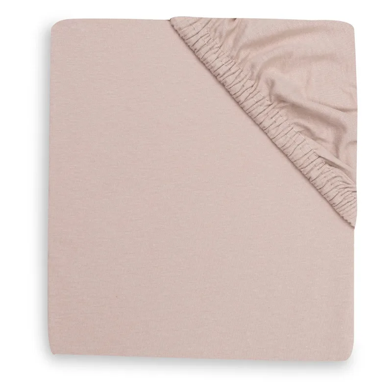 Hoeslaken Ledikant - 60x120cm - Jersey by Jollein in Silk Rose – product photo 4 of 4