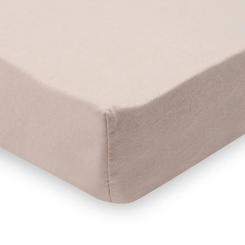 Hoeslaken Ledikant - 60x120cm - Jersey by Jollein in Silk Rose – product photo 2 of 4