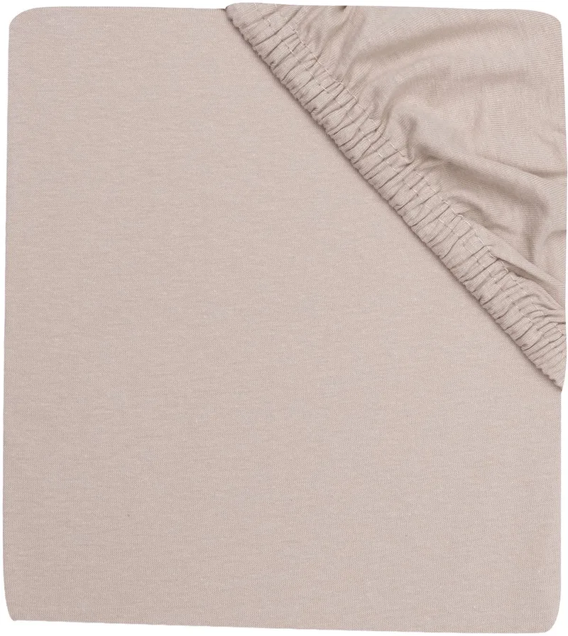 Hoeslaken Ledikant - 60x120cm - Jersey by Jollein in Silk Rose – product photo