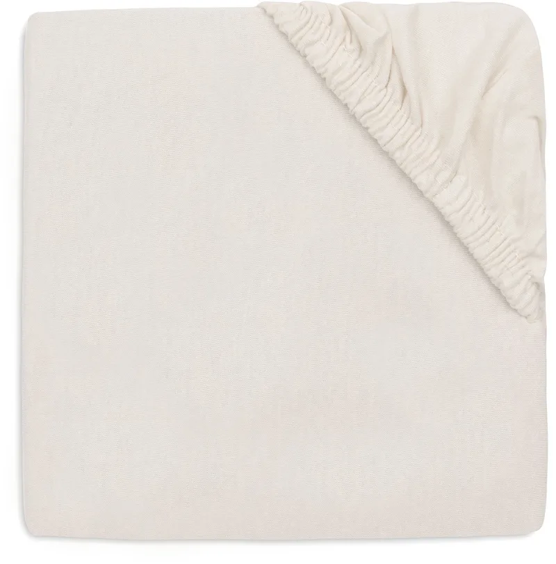 Hoeslaken Ledikant - 70/75x140/150cm - Jersey by Jollein in Oatmeal – product photo
