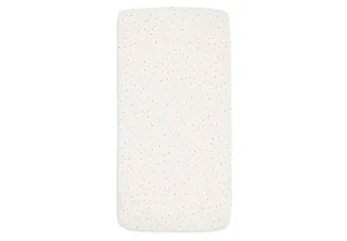 Hoeslaken Ledikant - 70/75x140/150cm - Jersey - Pretty Picnic - Flower Drops de Jollein en Pretty Picnic, Flower Drops – photo produit 2 sur 3