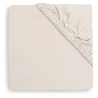 Hoeslaken Ledikant - 70/75x140/150cm - Jersey - Sand van Jollein in Beige – productfoto 3 van 4