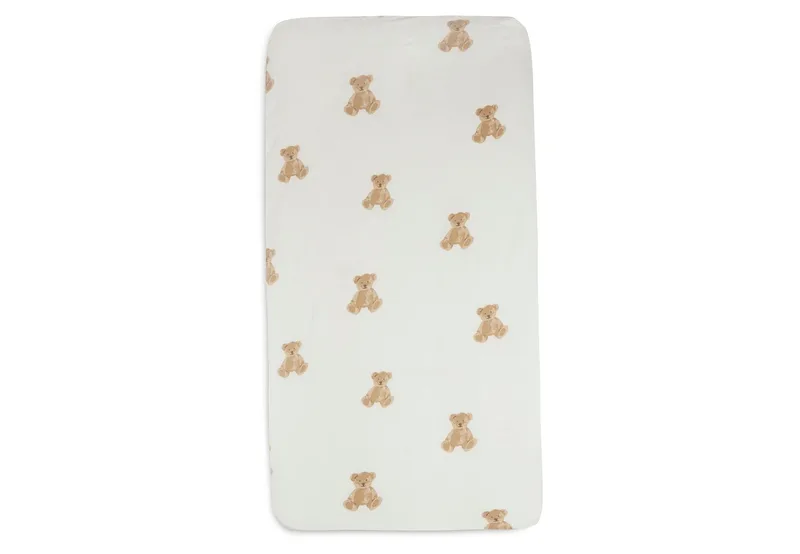 Hoeslaken Ledikant Jollein 60x120 Jersey Teddy Bear de Jollein – photo produit 2 sur 4