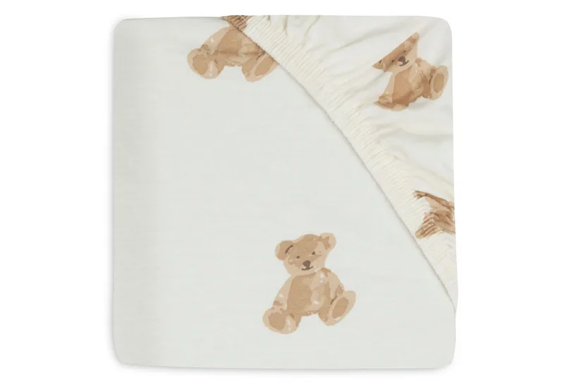 Hoeslaken Ledikant Jollein 60x120 Jersey Teddy Bear by Jollein – product photo