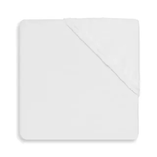 Hoeslaken voor Babybed 60X120Cm - Molton - Wit de Jollein – photo produit 1 sur 3