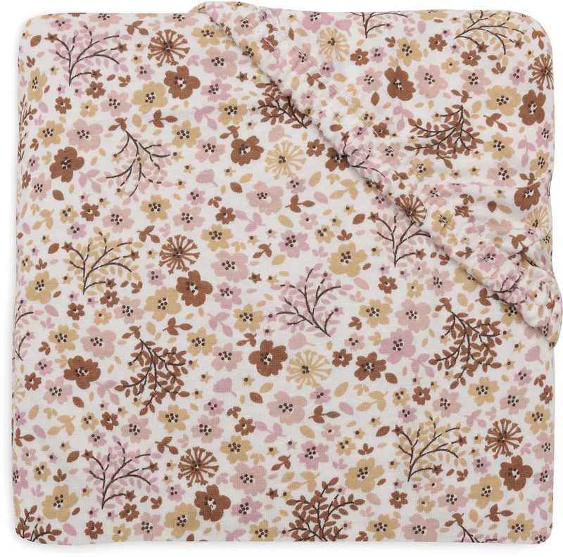 Hoeslaken Wieg - 40/50x80/90cm - Jersey by Jollein in Flower Fairies – product photo