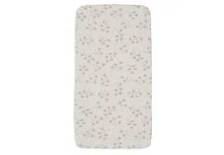 Hoeslaken Wieg - 40/50x80/90cm - Jersey van Jollein in Leafy Dreams – productfoto 2 van 3
