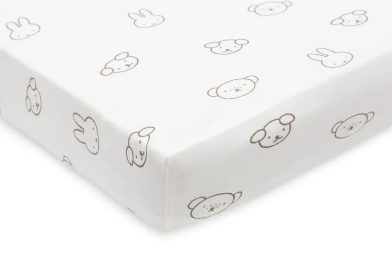 Hoeslaken Wieg - 40/50x80/90cm - Jersey by Jollein in Miffy and Friends – product photo 3 of 3