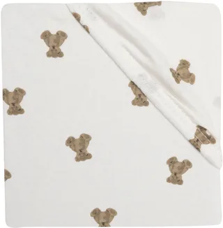 Hoeslaken Wieg - 40/50x80/90cm - Jersey - Mini Teddy Bear från Jollein i Bruin 3 – produktbild 1 av 4