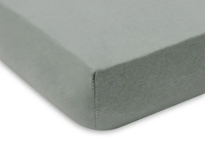 Hoeslaken Wieg - 40/50x80/90cm - Jersey - Sea Green/Ivory by Jollein in Sea Green & Ivory – product photo 4 of 4