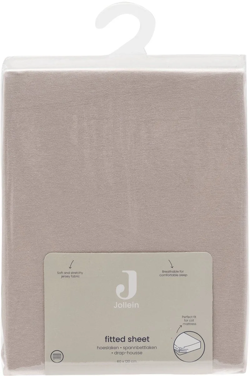 Hoeslaken Wieg - 40/50x80/90cm - Jersey - Silk Rose by Jollein in Roze 1 – product photo 1 of 4