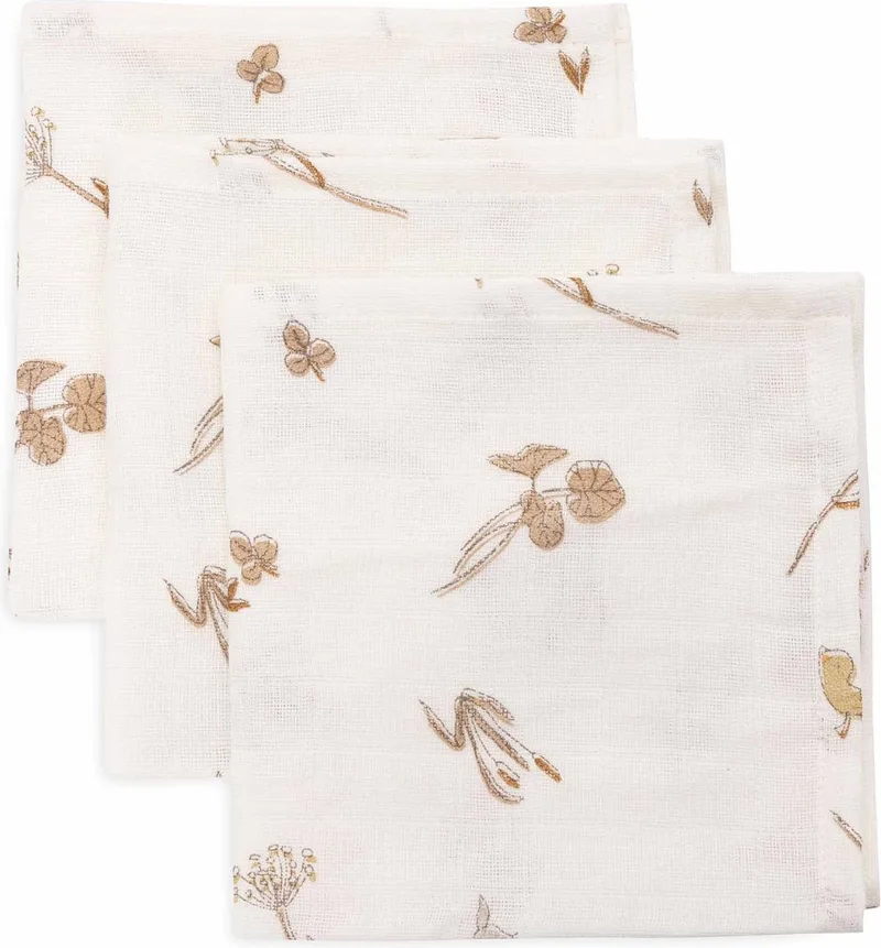 Hydrofiel Monddoekje 31x31cm (3pack) fra Jollein i Riverside – produktbillede